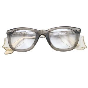 Sellstrom Z87 Vintage Safety Glasses with Side Shields Gray Transparent Frame